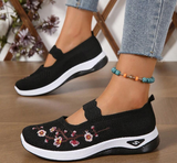 Swobodny oddychający damski poślizg na ortopedycznych trampkach